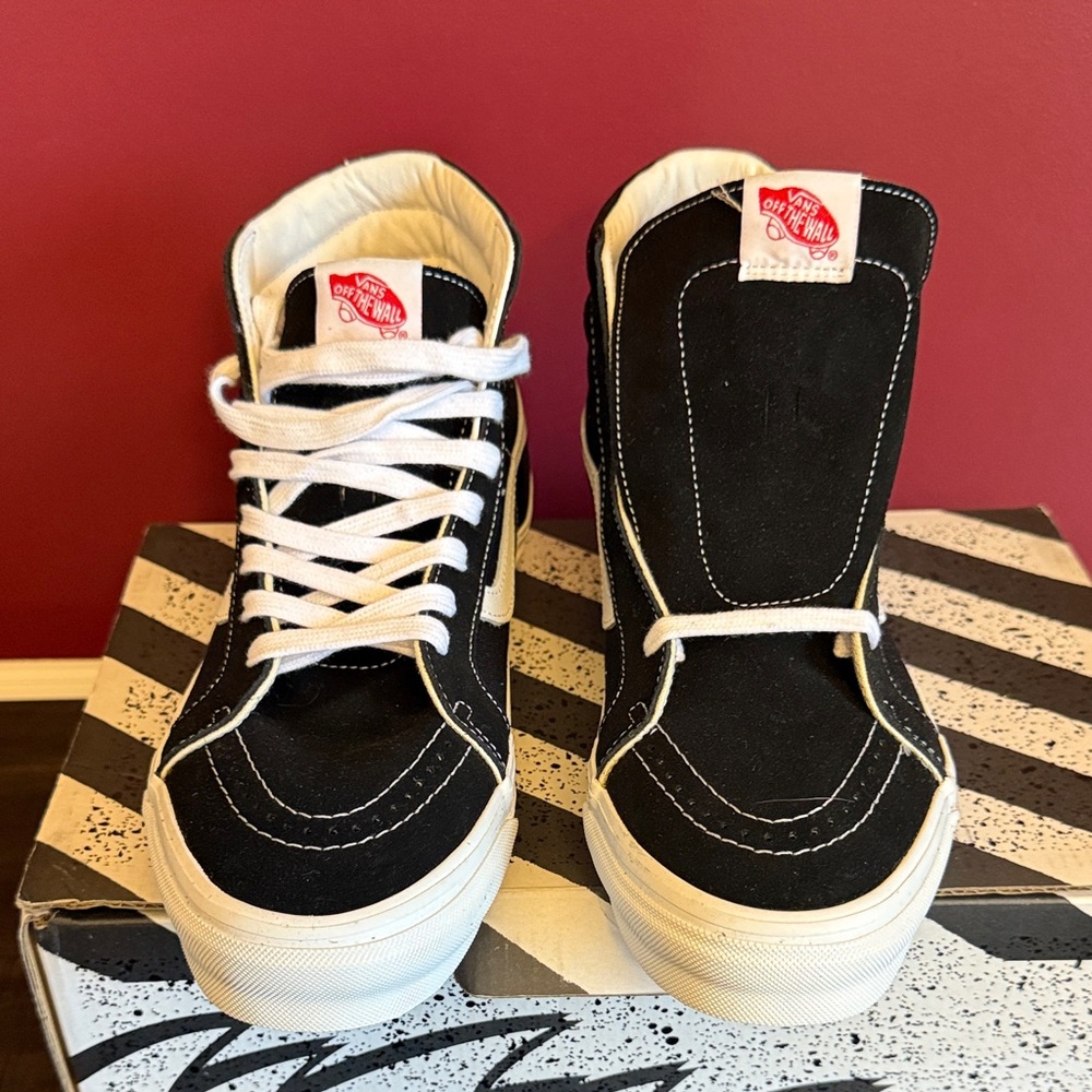 Vans Black and White High-Tops